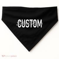 Custom School Spirit Personalize Name Text USA-Made Doggie Bandana thumb 0