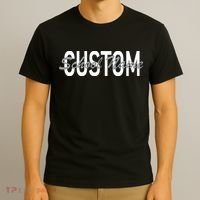 Custom School Spirit Personalize Name Text T-Shirt thumb 3