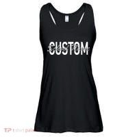 Custom School Spirit Personalize Name Text Ladies Essential Flowy Tank thumb 0
