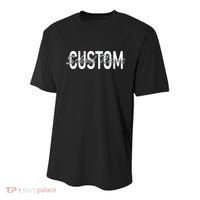 Custom School Spirit Personalize Name Text Youth Performance Sprint T-Shirt thumb 0