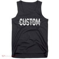 Custom School Spirit Personalize Name Text Tank Top thumb 0