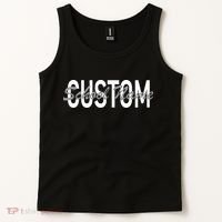 Custom School Spirit Personalize Name Text Tank Top thumb 2