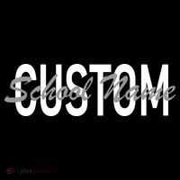 Custom School Spirit Personalize Name Text Tank Top thumb 6