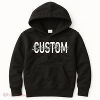 Custom School Spirit Personalize Name Text Kids Hoodie thumb 0
