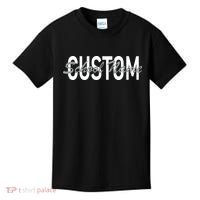 Custom School Spirit Personalize Name Text Kids T-Shirt thumb 0