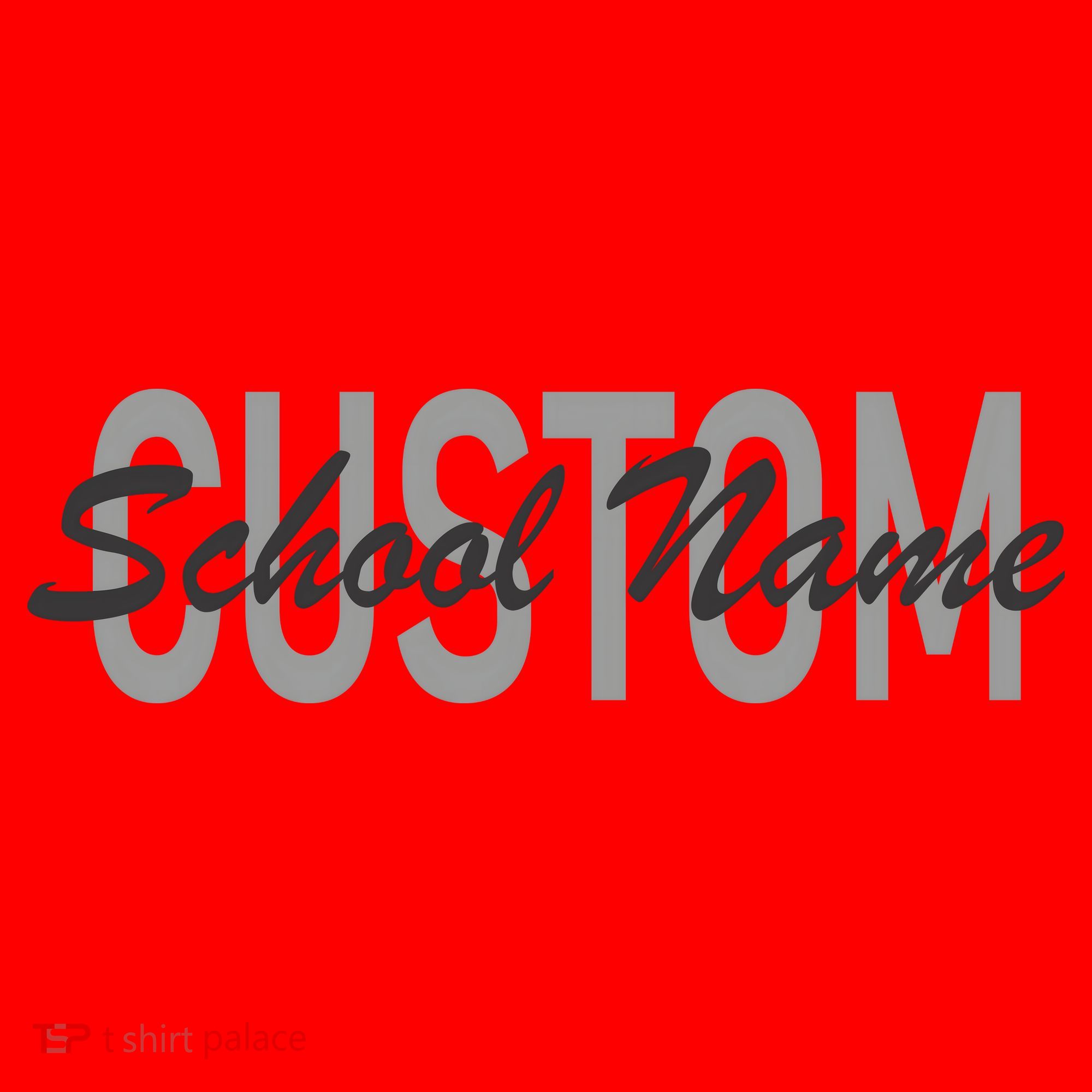 Custom School Spirit Personalize Name Text Santa Hat