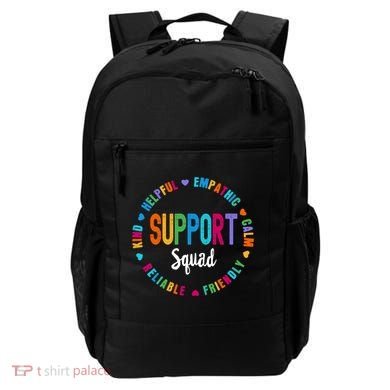 Colorful Support Squad Learning Specialist Sped Resource Gift Backpack