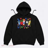Cute School Supplies Pencil Crayon Teacher Classroom Gift Hoodie thumb 0