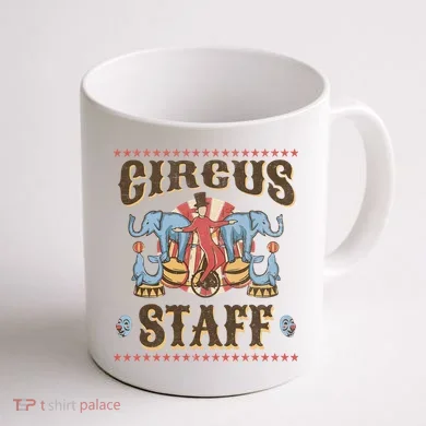 Circus Staff Security Adults Circus Coffee Mug back