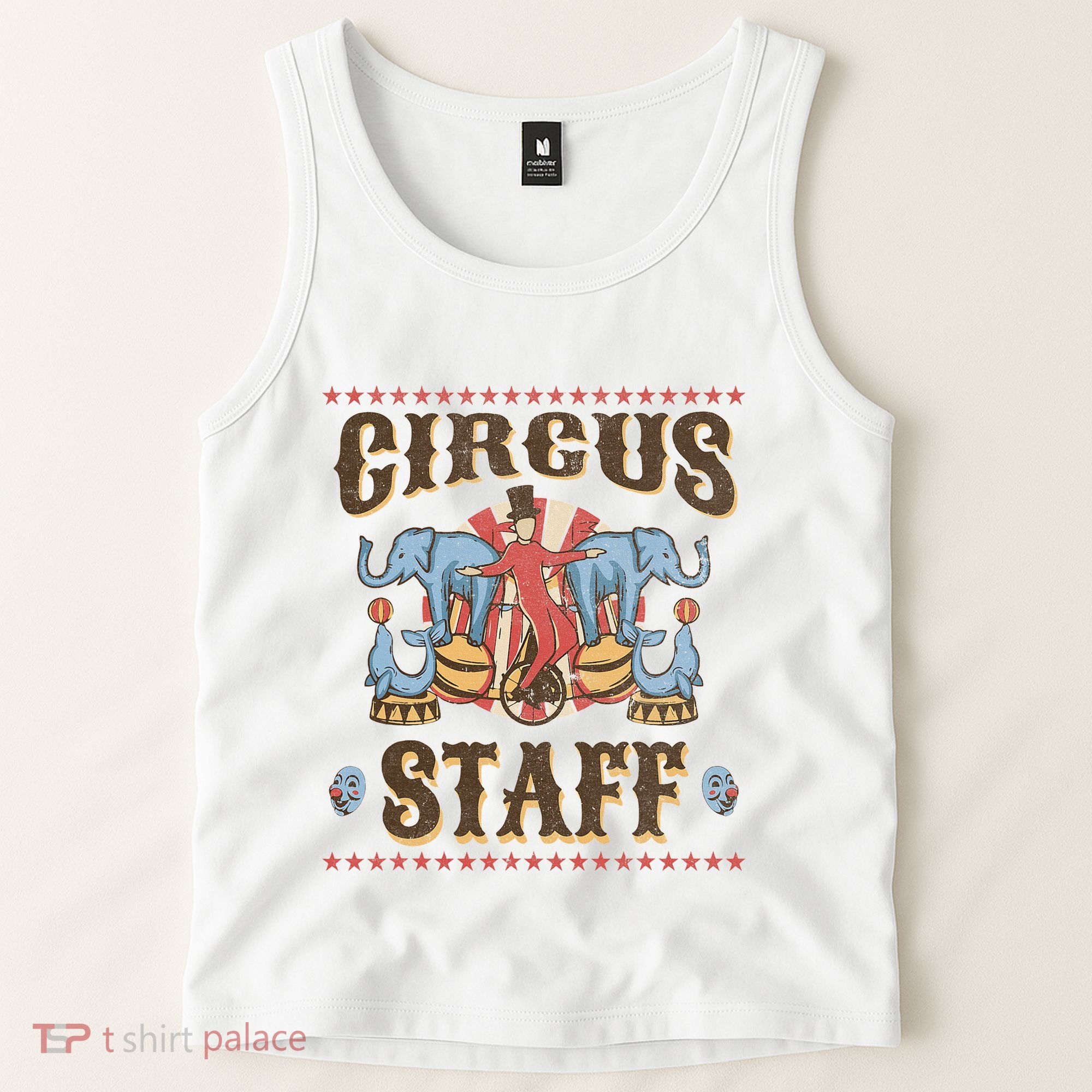 Circus Staff Security Adults Circus Tank Top