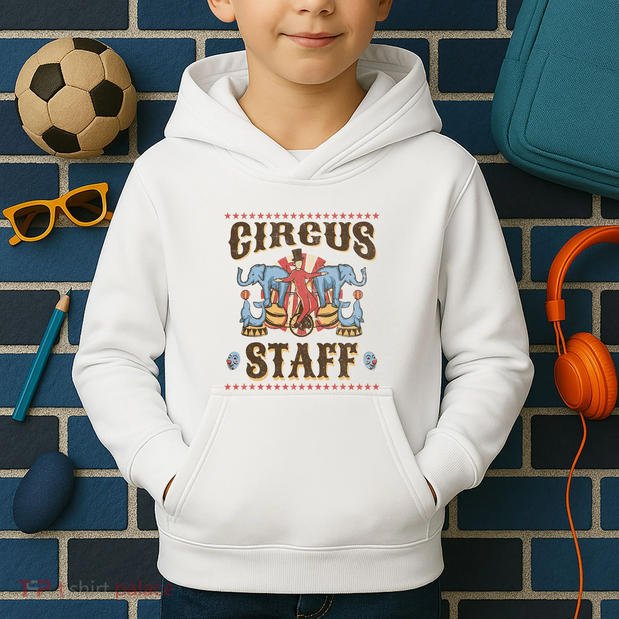Circus Staff Security Adults Circus Kids Hoodie