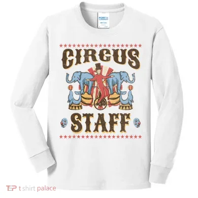 Circus Staff Security Adults Circus Kids Long Sleeve Shirt