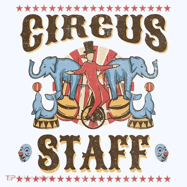 Circus Staff Security Adults Circus Kids T-Shirt