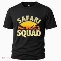 Cool Safari Squad Zoo Animal African Jungle Cooling Performance Crew T-Shirt thumb 0