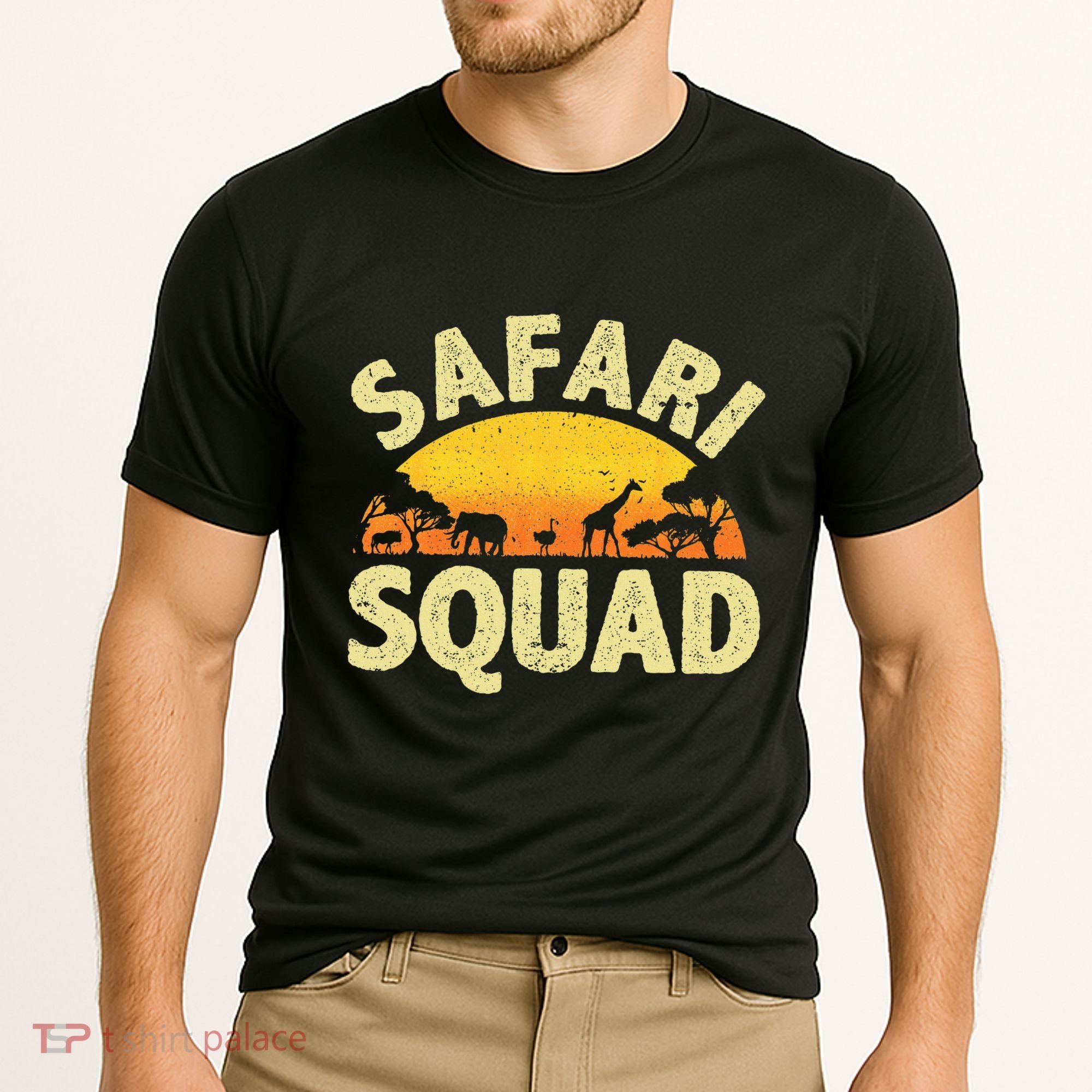 Cool Safari Squad Zoo Animal African Jungle Cooling Performance Crew T-Shirt