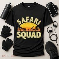 Cool Safari Squad Zoo Animal African Jungle Cooling Performance Crew T-Shirt thumb 3