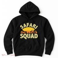 Cool Safari Squad Zoo Animal African Jungle Hoodie thumb 0