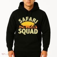Cool Safari Squad Zoo Animal African Jungle Hoodie thumb 2