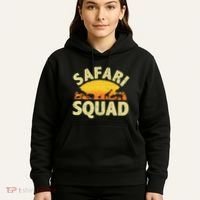 Cool Safari Squad Zoo Animal African Jungle Hoodie thumb 5