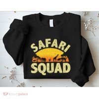 Cool Safari Squad Zoo Animal African Jungle Sweatshirt thumb 2