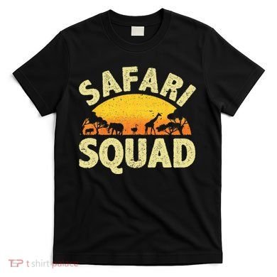 Cool Safari Squad Zoo Animal African Jungle T-Shirt