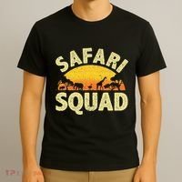 Cool Safari Squad Zoo Animal African Jungle T-Shirt thumb 3