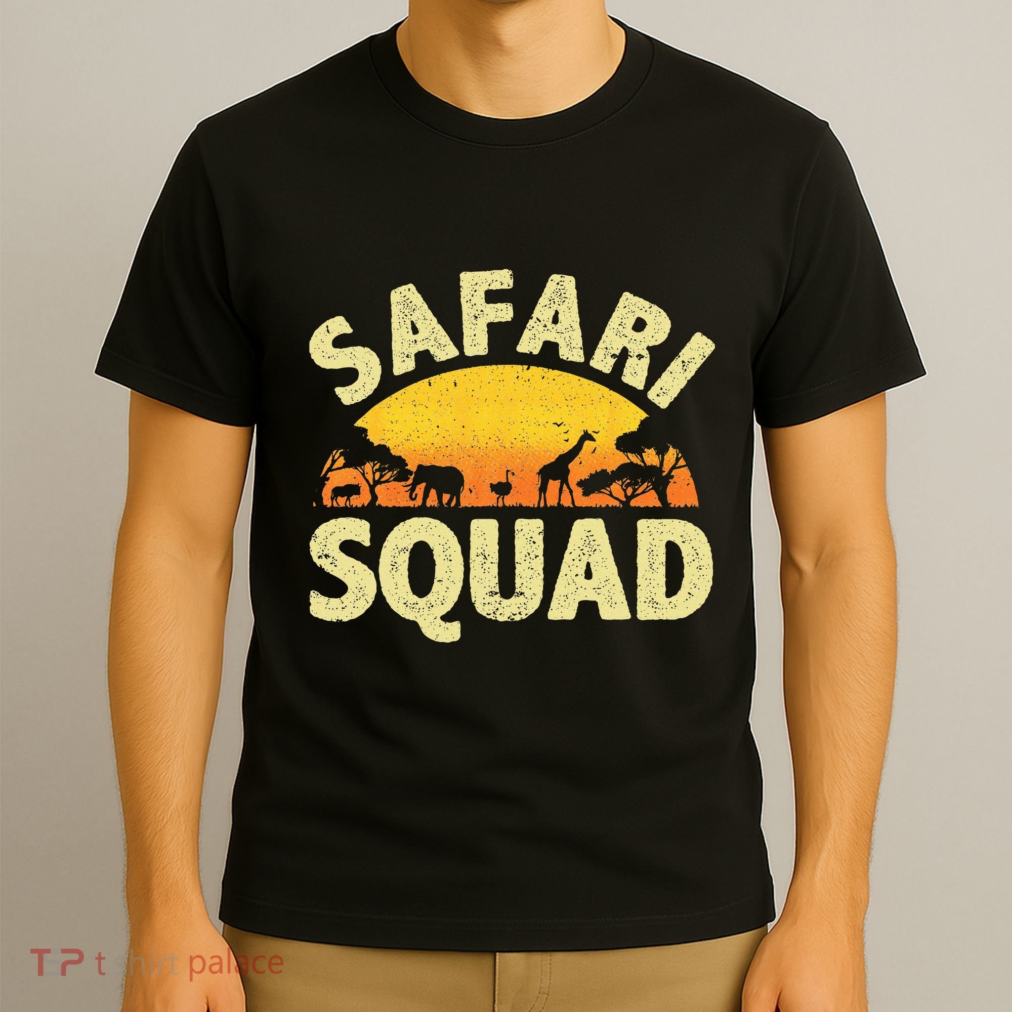 Cool Safari Squad Zoo Animal African Jungle T-Shirt