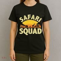 Cool Safari Squad Zoo Animal African Jungle T-Shirt thumb 4