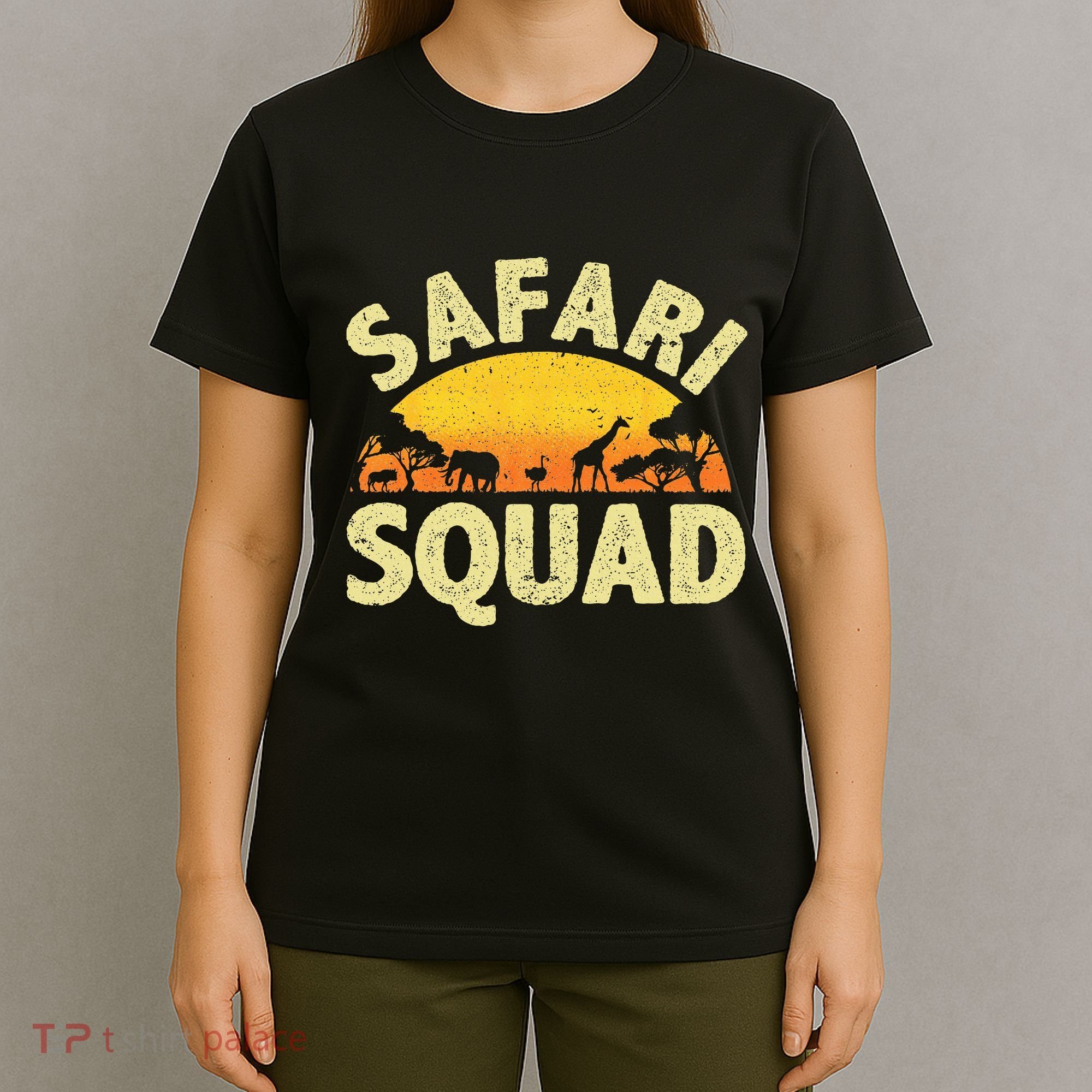 Cool Safari Squad Zoo Animal African Jungle T-Shirt