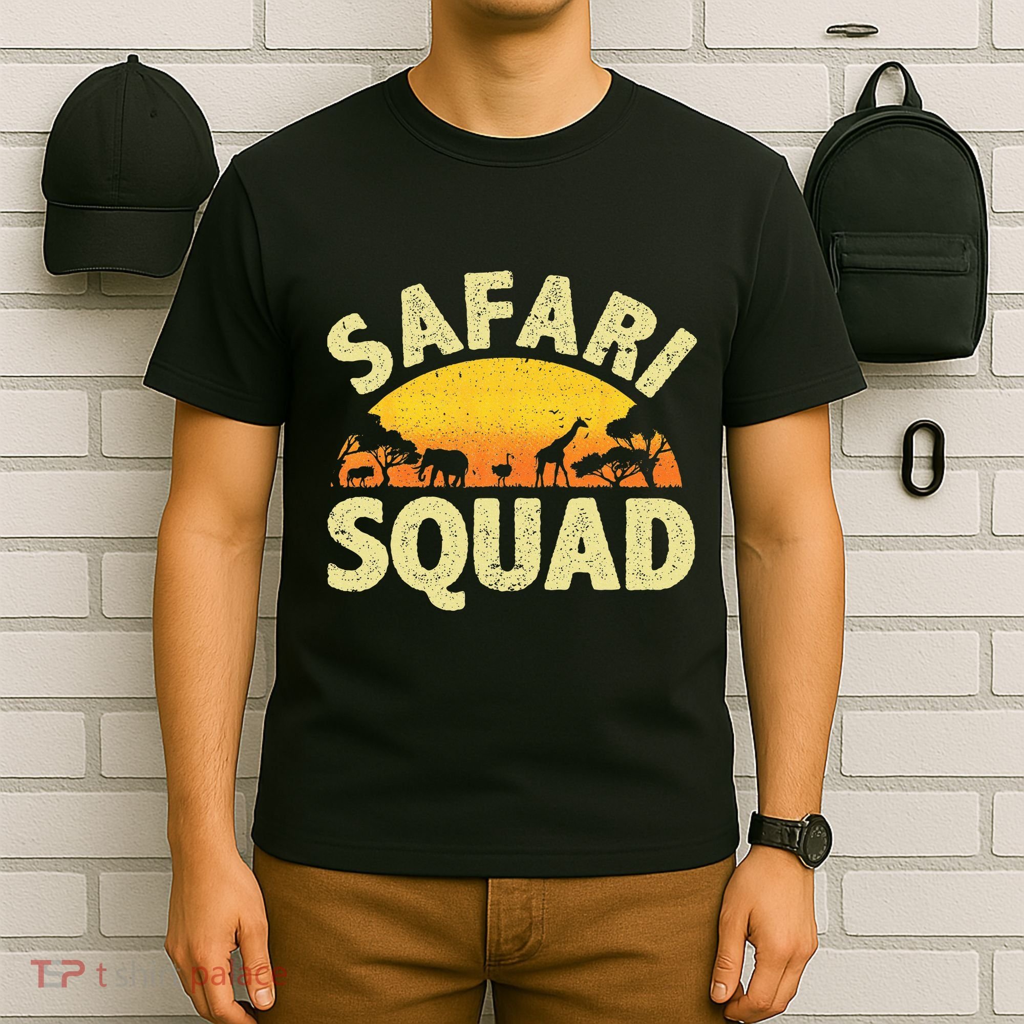 Cool Safari Squad Zoo Animal African Jungle T-Shirt