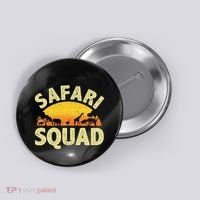 Cool Safari Squad Zoo Animal African Jungle Button thumb 0
