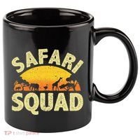 Cool Safari Squad Zoo Animal African Jungle 11oz C Handle Ceramic Mug thumb 0