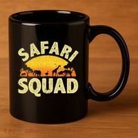 Cool Safari Squad Zoo Animal African Jungle 11oz C Handle Ceramic Mug thumb 3