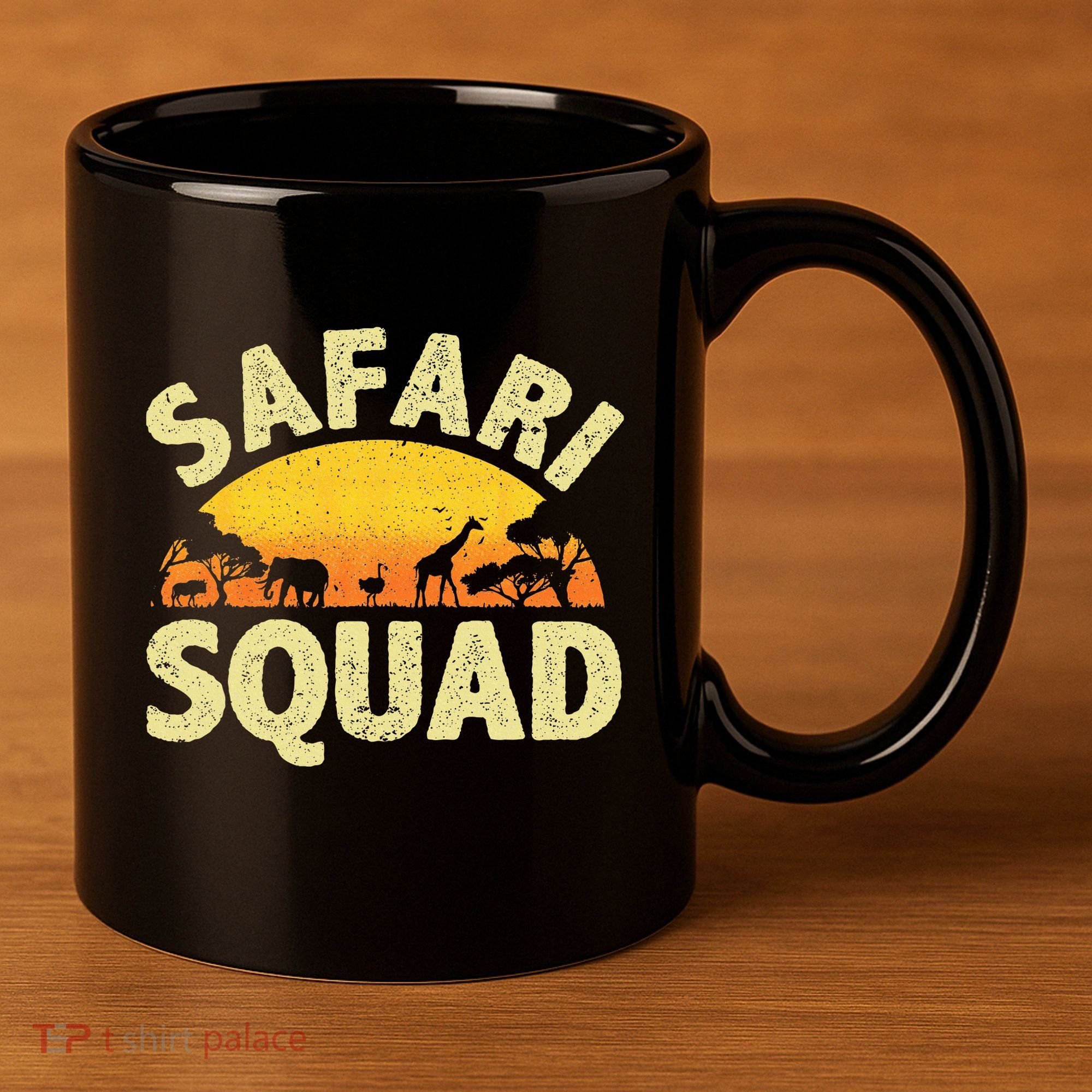 Cool Safari Squad Zoo Animal African Jungle 11oz C Handle Ceramic Mug