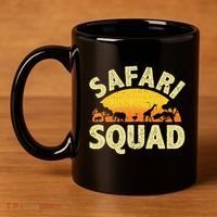 Cool Safari Squad Zoo Animal African Jungle 11oz C Handle Ceramic Mug thumb 4
