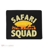 Cool Safari Squad Zoo Animal African Jungle Mousepad thumb 0