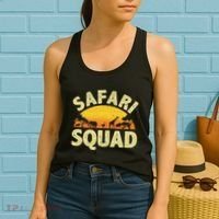 Cool Safari Squad Zoo Animal African Jungle Women's Tank Top thumb 2