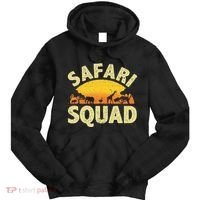 Cool Safari Squad Zoo Animal African Jungle Tie Dye Hoodie thumb 0