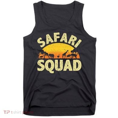 Cool Safari Squad Zoo Animal African Jungle Tank Top