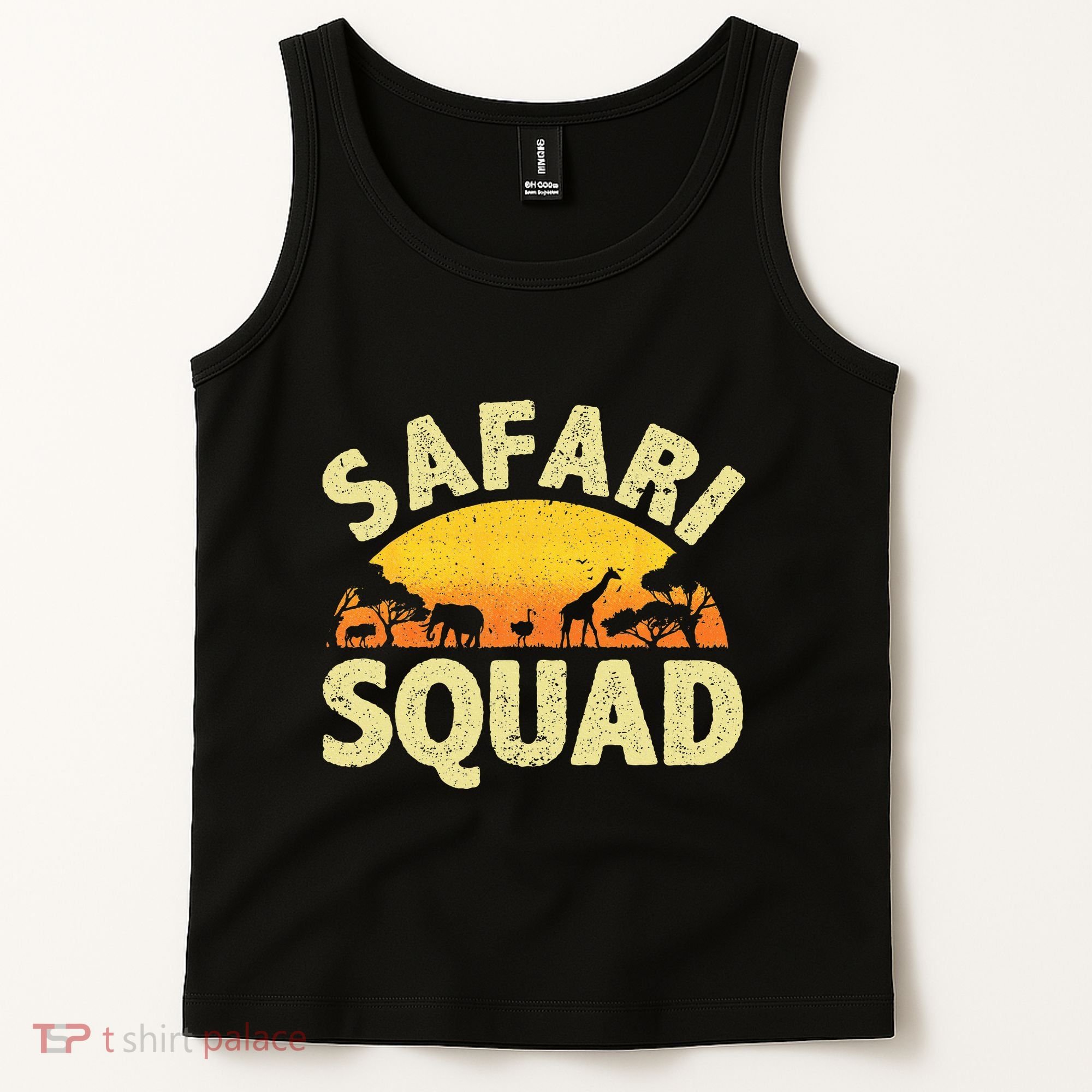 Cool Safari Squad Zoo Animal African Jungle Tank Top