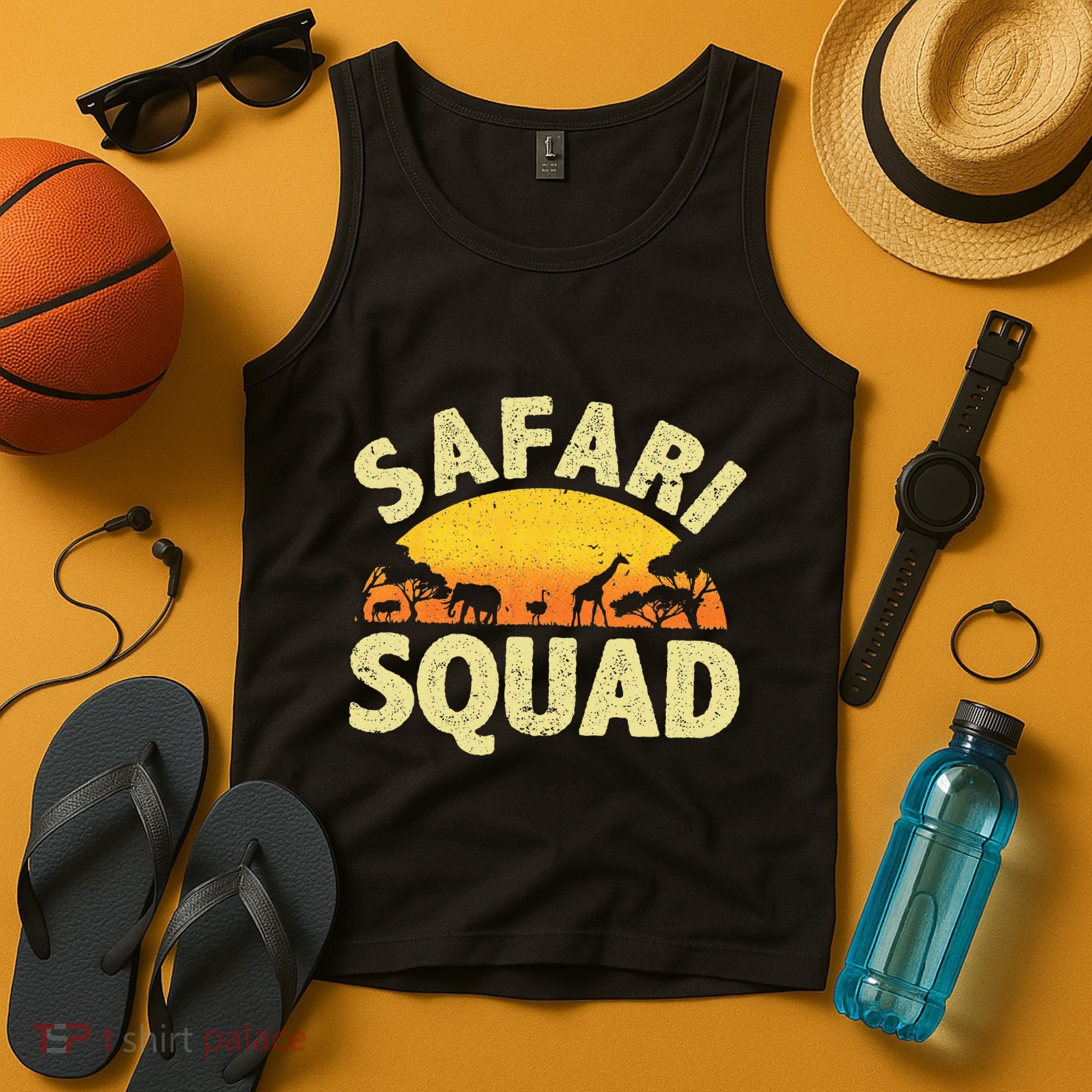 Cool Safari Squad Zoo Animal African Jungle Tank Top