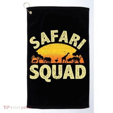 Cool Safari Squad Zoo Animal African Jungle Golf Towel
