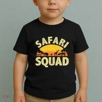 Cool Safari Squad Zoo Animal African Jungle Toddler T-Shirt thumb 2