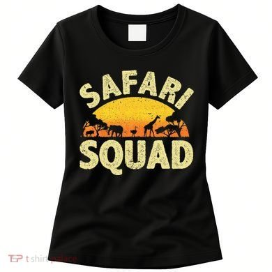 Cool Safari Squad Zoo Animal African Jungle Women's T-Shirt