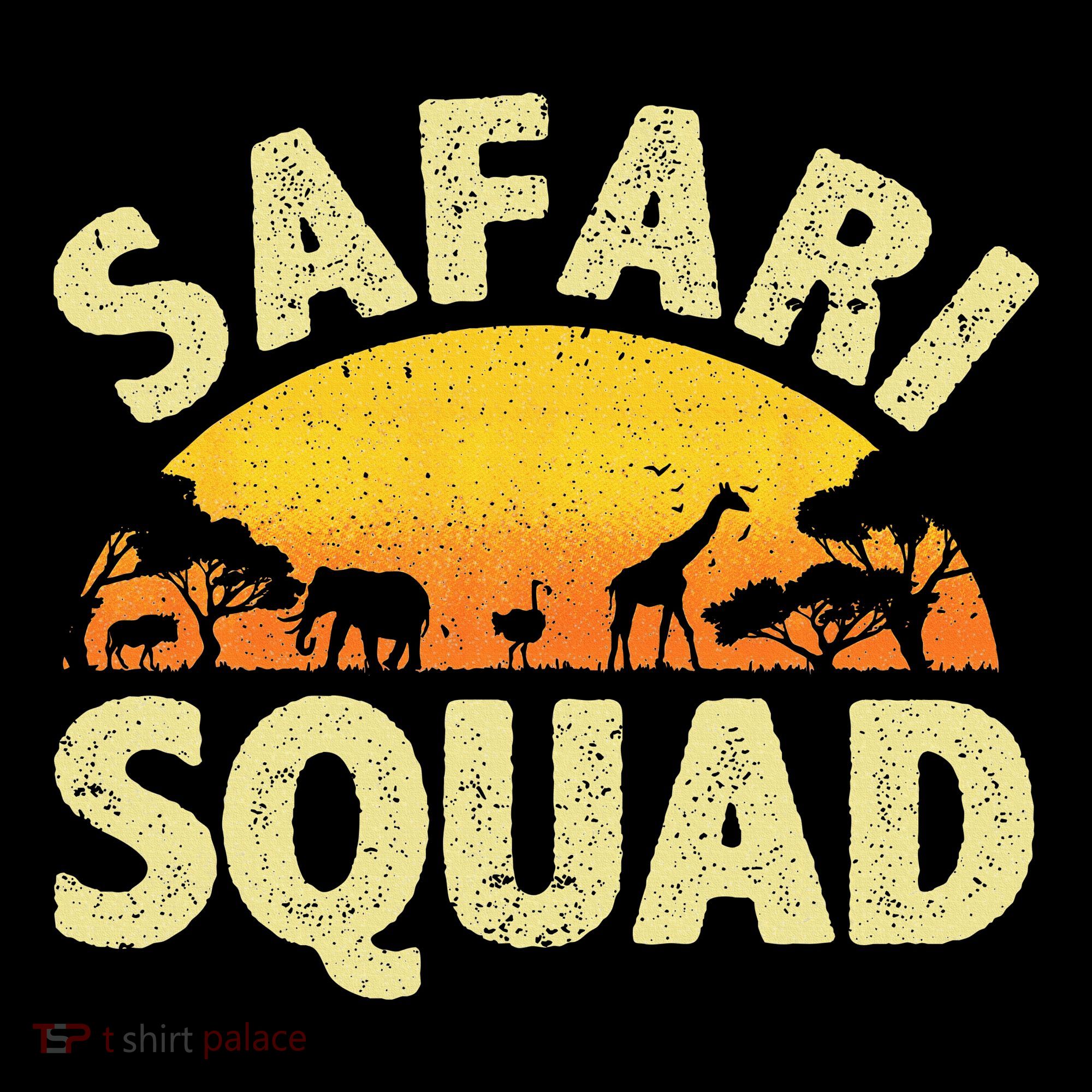Cool Safari Squad Zoo Animal African Jungle Women's T-Shirt