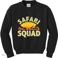 Cool Safari Squad Zoo Animal African Jungle Kids Sweatshirt thumb 0