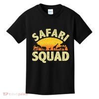 Cool Safari Squad Zoo Animal African Jungle Kids T-Shirt thumb 0