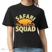 Cool Safari Squad For Men Women Zoo Animal African Jungle Comfort Colors Boxy T-Shirt thumb 0