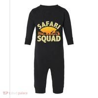 Cool Safari Squad For Men Women Zoo Animal African Jungle Infant Fleece One Piece thumb 0