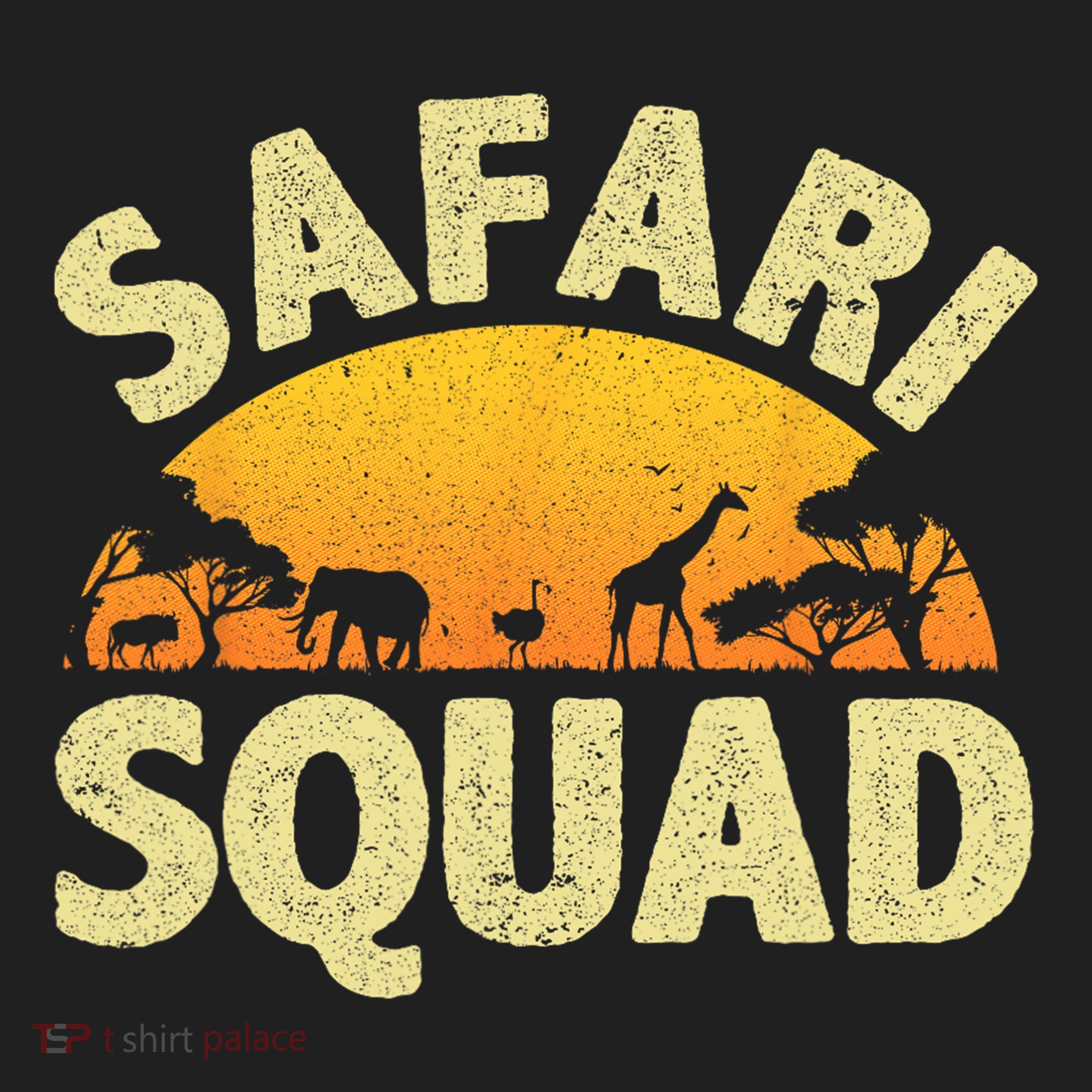 Cool Safari Squad For Men Women Zoo Animal African Jungle Five-Panel Snapback Cap